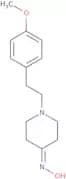 1-(2-(4-Methoxyphenyl)ethyl)piperidine-4-ketoxime