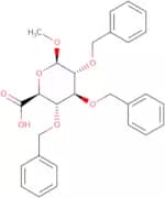 Methyl2,3,4-tris-O-(phenylmethyl)-b-D-glucopyranosiduronicacid