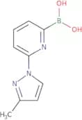 6-(3-METHYL-1H-PYRAZOL-1-YL)PYRIDINE-2-BORONIC ACID