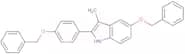 3-Methyl-5-(phenylmethoxy)-2-[4-(phenylmethoxy)phenyl]-1H-indole