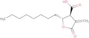 trans-4-Methylene-2-octyl-5-oxotetrahydrofuran-3-carboxylic acid