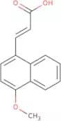 3-(4-methoxy-1-naphthyl)acrylic acid