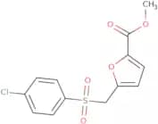 methyl 5-(((4-chlorophenyl)sulfonyl)methyl)furan-2-carboxylate