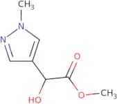 Methyl 2-hydroxy-2-(1-methyl-1H-pyrazol-4-yl)acetate