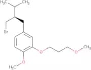 1-Methoxy-2-(3-methoxypropoxy)-4-[(3-bromo-(2R)-isopropyl)propyl]benzene