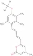 6-[(1E, 3E)-4-(4-Methoxy-2,3,6-trimethylphenyl-d3)-2-methyl-1,3-butadien-1-yl]-4-methyl-2H-pyran-2…