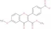 6-Methoxy-3-(methoxycarbonyl)-2-(4-nitrophenyl)-4H-benzopyran-4-one