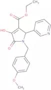 1-(4-Methoxybenzyl)-3-hydroxy-4-ethoxycarbonyl-5-(3-pyridyl)-3-pyrrolin-2-one