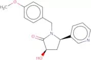 cis-1-(4-Methoxybenzyl)-3-hydroxy-5-(3-pyridyl)-2-pyrrolidinone