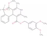5-Methyl 3-(3',4'-dimethoxybenzyl)-1,4-dihydro-2,6-dimethyl-5-(2'-trifluoromethyl)phenyl-3,5-pyrid…