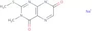 3-Methyl-2-methylthio-4,7(3H,8H)-pteridinedione, sodium salt