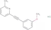 2-Methyl-6-[(3-methoxyphenyl)ethynyl]pyridine hydrochloride