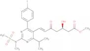 Methyl (+)-(3R)-7-[4-(4-fluorophenyl)-6-isopropyl-2-(N-methyl-N-methansulphonylamino)pyrimidin-5-y…