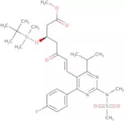 Methyl7-[4-(4-fluorophenyl)-6-isopropyl-2-(N-methyl-N-methylsulfonylamino)pyrimidine-5-yl]-(3R)-3-…