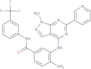 4-Methyl-3-[[1-methyl-6-(3-pyridinyl)-1H-pyrazolo[3,4-d]pyrimidin-4-yl]amino]-N-[3-(trifluoromethy…