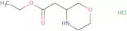 Morpholin-3-yl-acetic acid ethyl ester hydrochloride