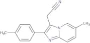 [6-Methyl-2-(4-methylphenyl)imidazo[1,2-a]pyridin-3-yl]acetonitrile