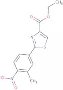 2-(3-Methyl-4-nitrophenyl)thiazole-4-carboxylic acid ethyl ester