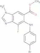 Methyl 5-(4-Bromophenylamino)-4-Fluoro-1-Methyl-1H-Benzo[D]Imidazole-6-Carboxylate
