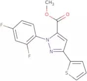 Methyl 1-(2,4-difluorophenyl)-3-(thiophen-2-yl)-1H-pyrazole-5-carboxylate
