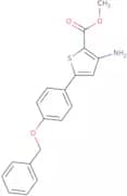 Methyl 3-Amino-5-(4-(benzyloxy)phenyl)thiophene-2-carboxylate