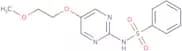 N-[5-(2-methoxyethoxy)pyrimidin-2-yl]benzenesulfonamide