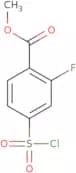 methyl 4-(chlorosulfonyl)-2-fluorobenzoate