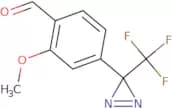 2-Methoxy-4-[3-(trifluoromethyl)-3H-diazirin-3-yl]benzaldehyde