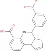4-(3-Nitrophenyl)-3a,4,5,9b-tetrahydro-3H-cyclopenta[c]quinoline-6-carboxylic acid