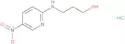 3-[(5-Nitropyridin-2-yl)amino]propan-1-ol hydrochloride