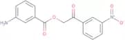 2-(3-Nitrophenyl)-2-oxoethyl 3-aminobenzoate