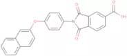 2-[4-(2-Naphthyloxy)phenyl]-1,3-dioxoisoindoline-5-carboxylic acid