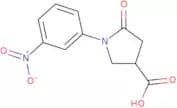 1-(3-Nitrophenyl)-5-oxopyrrolidine-3-carboxylic acid