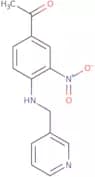 1-{3-Nitro-4-[(pyridin-3-ylmethyl)amino]phenyl}ethanone