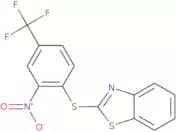 2-{[2-Nitro-4-(trifluoromethyl)phenyl]thio}-1,3-benzothiazole
