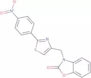 3-{[2-(4-Nitrophenyl)-1,3-thiazol-4-yl]methyl}-1,3-benzoxazol-2(3H)-one