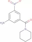 [3-Nitro-5-(piperidin-1-ylcarbonyl)phenyl]amine