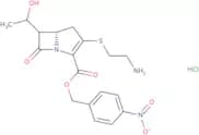 (5R,6S)-4-Nitrobenzyl-3-[(2-aminoethyl)thio]-6-[(1R)-1-hydroxyethyl]-1-azabicyclo[3.2.0]hept-2-ene…