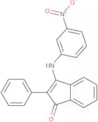 3-((3-Nitrophenyl)amino)-2-phenylinden-1-one