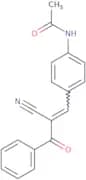 N-(4-(2-Nitrilo-3-oxo-3-phenylprop-1-enyl)phenyl)ethanamide