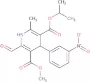 4-(3-Nitrophenyl)-2-formyl-6-methyl-1,4-dihydropyridine-3,5-dicarboxylic acid 5-isopropyl ester 3-…
