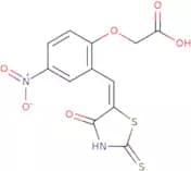 [[4-Nitro-a-(4-oxo-2-thioxo-5-thiazolidinylidene)-o-tolyl]oxy]-acetic Acid
