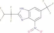 4-Nitro-2-(1,1,2,2-Tetrafluoroethyl)-6-(Trifluoromethyl)-1H-Benzimidazole