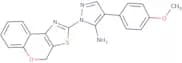 1-(4H-Chromeno[4,3-d][1,3]thiazol-2-yl)-4-(4-methoxyphenyl)-1H-pyrazol-5-ylamine