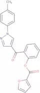 2-{[1-(4-Methylphenyl)-1H-pyrazol-4-yl]carbonyl}phenyl 2-furoate
