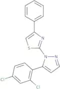 2-[5-(2,4-Dichlorophenyl)-1H-pyrazol-1-yl]-4-phenyl-1,3-thiazole