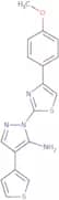 1-[4-(4-Methoxyphenyl)-1,3-thiazol-2-yl]-4-(3-thienyl)-1H-pyrazol-5-amine