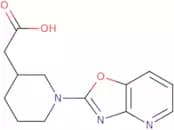 (1-[1,3]Oxazolo[4,5-b]pyridin-2-ylpiperidin-3-yl)acetic acid