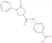 4-{[(5-Oxo-1-phenylpyrrolidin-3-yl)carbonyl]amino}benzoic acid