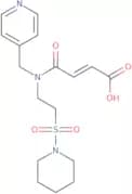 (2E)-4-Oxo-4-[[2-(piperidin-1-ylsulfonyl)ethyl](pyridin-4-ylmethyl)amino]but-2-enoic acid